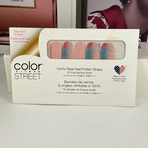 Casserole bundle 2 Color Street Pink and Blue Nail Strips - Sound Waves